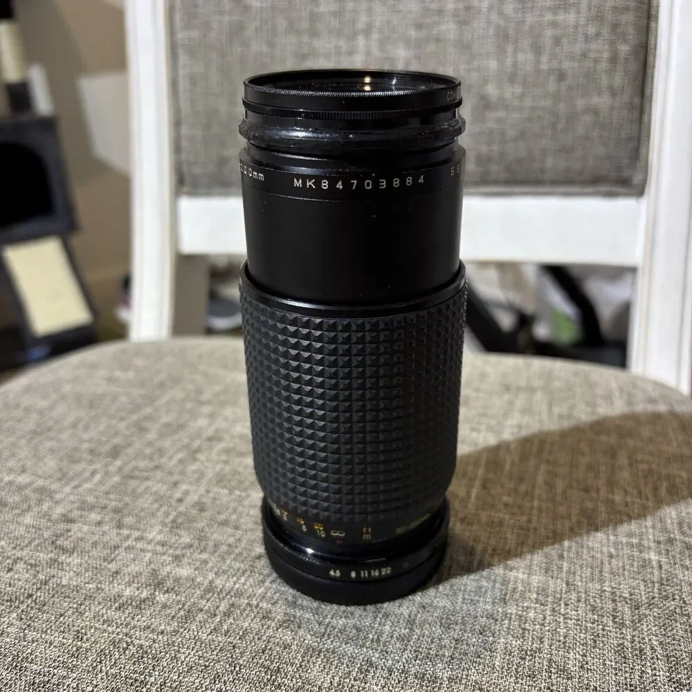 QTII MC Auto Zoom Lens f=80-200mm, 1:4.5 55, Used